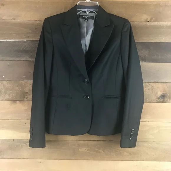 2/$30 Vintage Nine West Y2K Suit Blazer size 2 - Picture 1 of 5